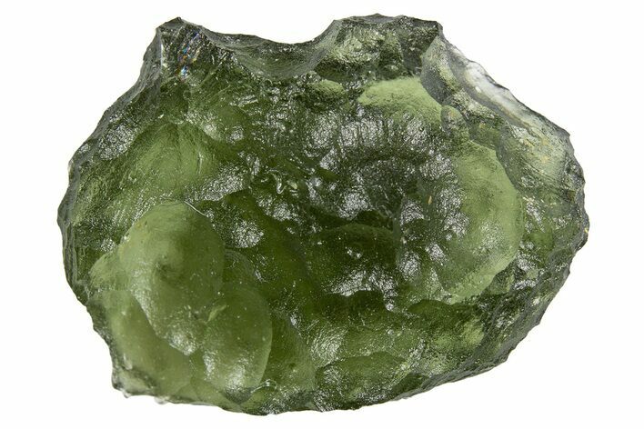 Green Moldavite Tektite ( g) - Czech Republic #300972